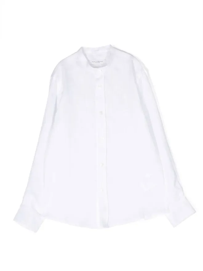 Paolo Pecora Kids Paolo Pecora Kids ノーカラー長袖シャツの商品画像