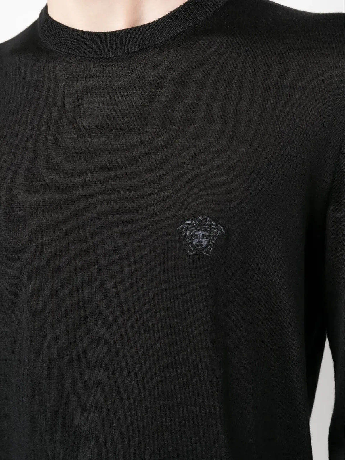 Versace 刺繍入りウール混紡ジャンパー - 画像5