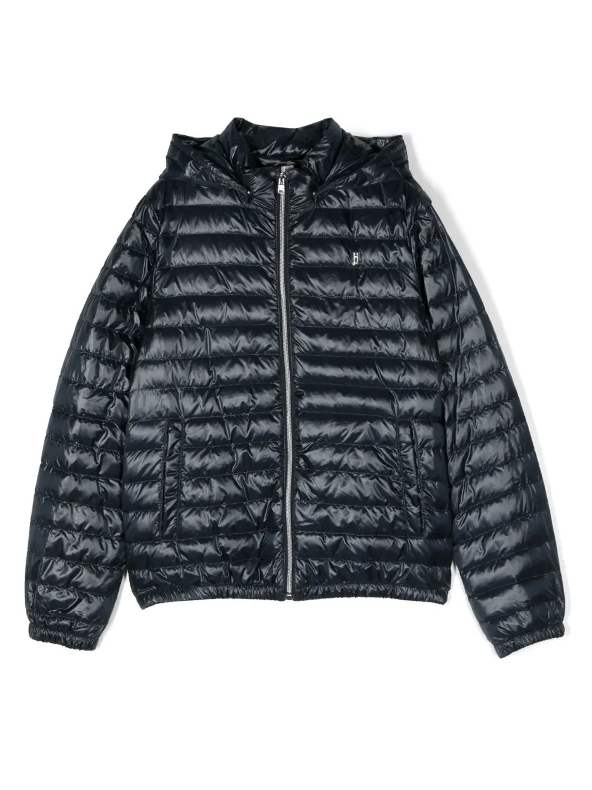 Herno Kids エンボスロゴ入りパディジャケット - 画像1