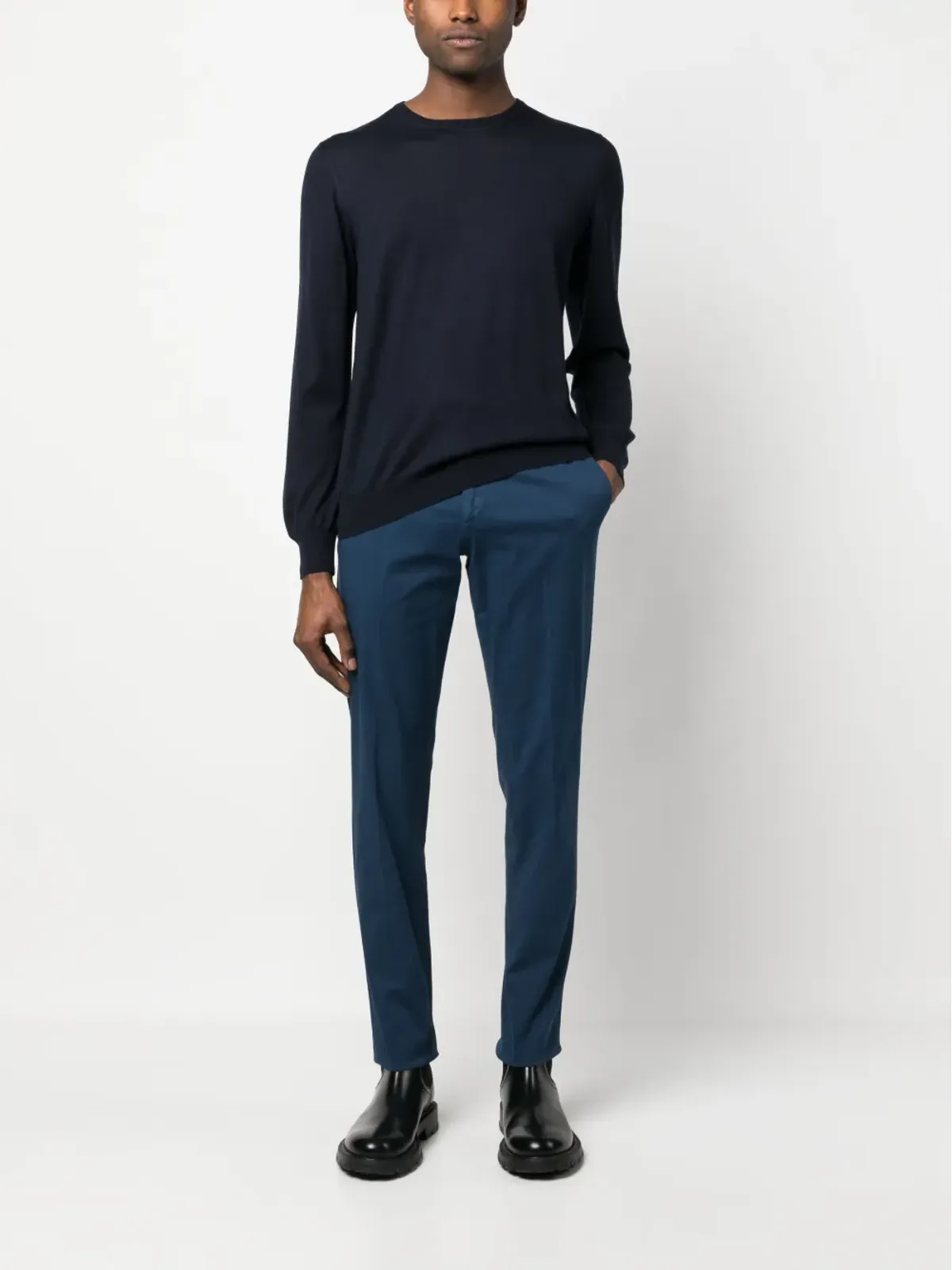 Lardini ストレートレッグ テーラードパンツ - 画像2