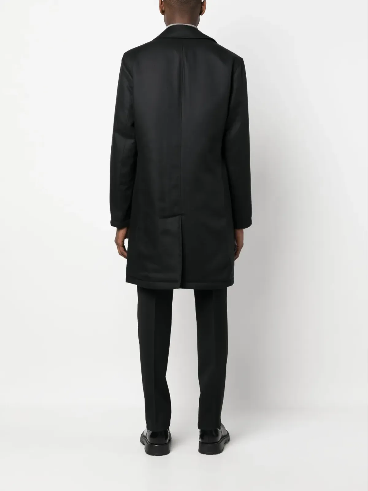 Lardini シングルブレスト ウールコート - 画像4
