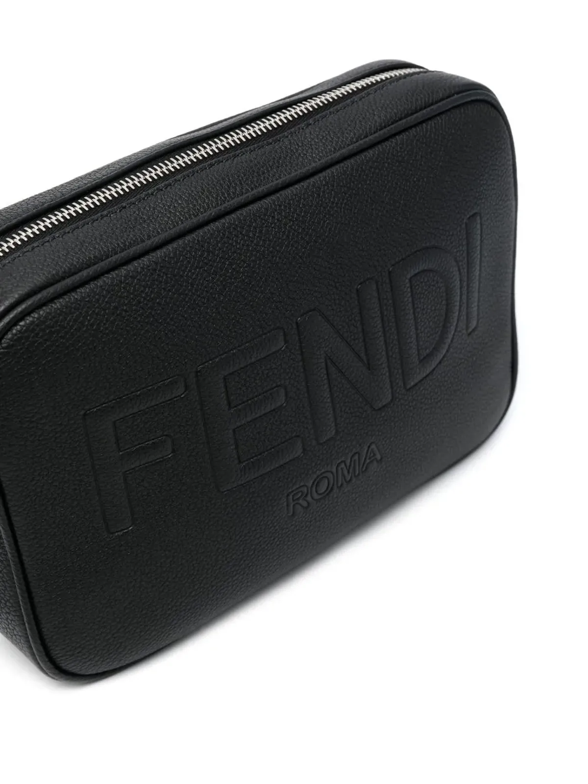 FENDI エンボスロゴ レザー ボディバッグ - 画像5