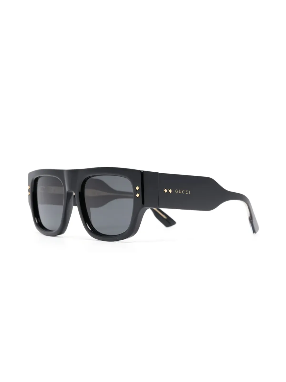 Gucci Eyewear スタッドスクエアフレーム サングラス - 画像2