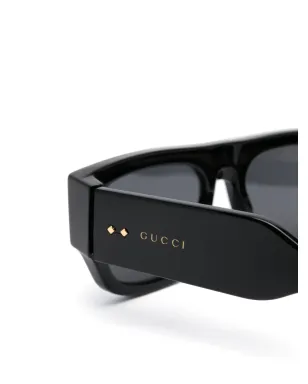 Gucci Eyewear スタッドスクエアフレーム サングラス - サムネイル3