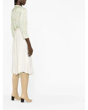 Jil Sander 花柄プリント長袖シャツ - グリーン - サムネイル3