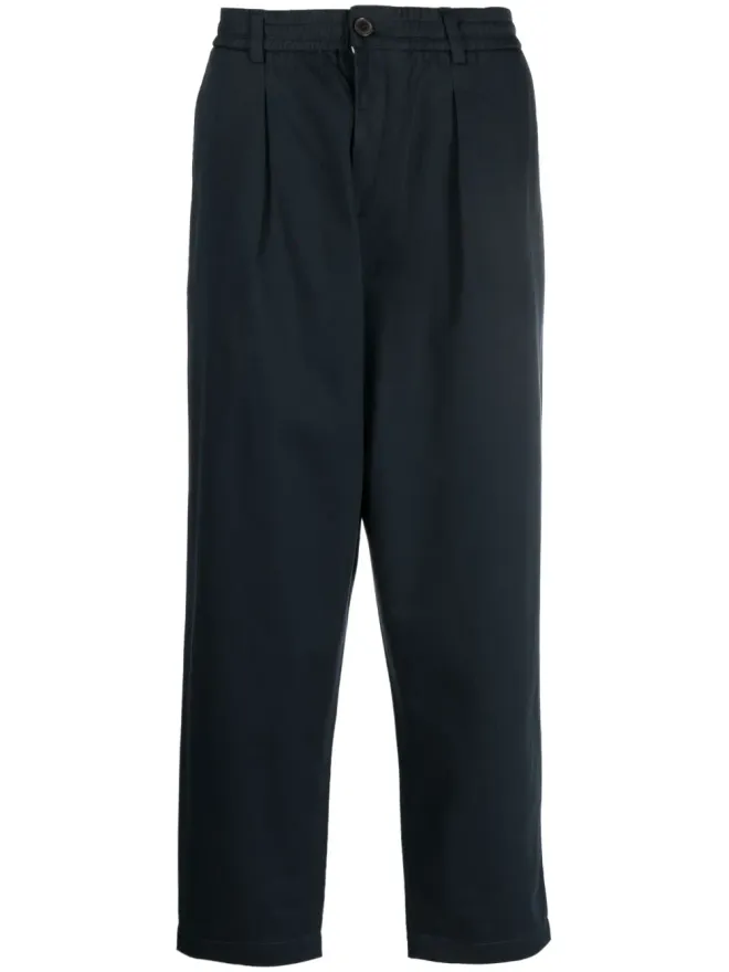 Universal Works Universal Works elasticated-waistband tapered trousersの商品画像