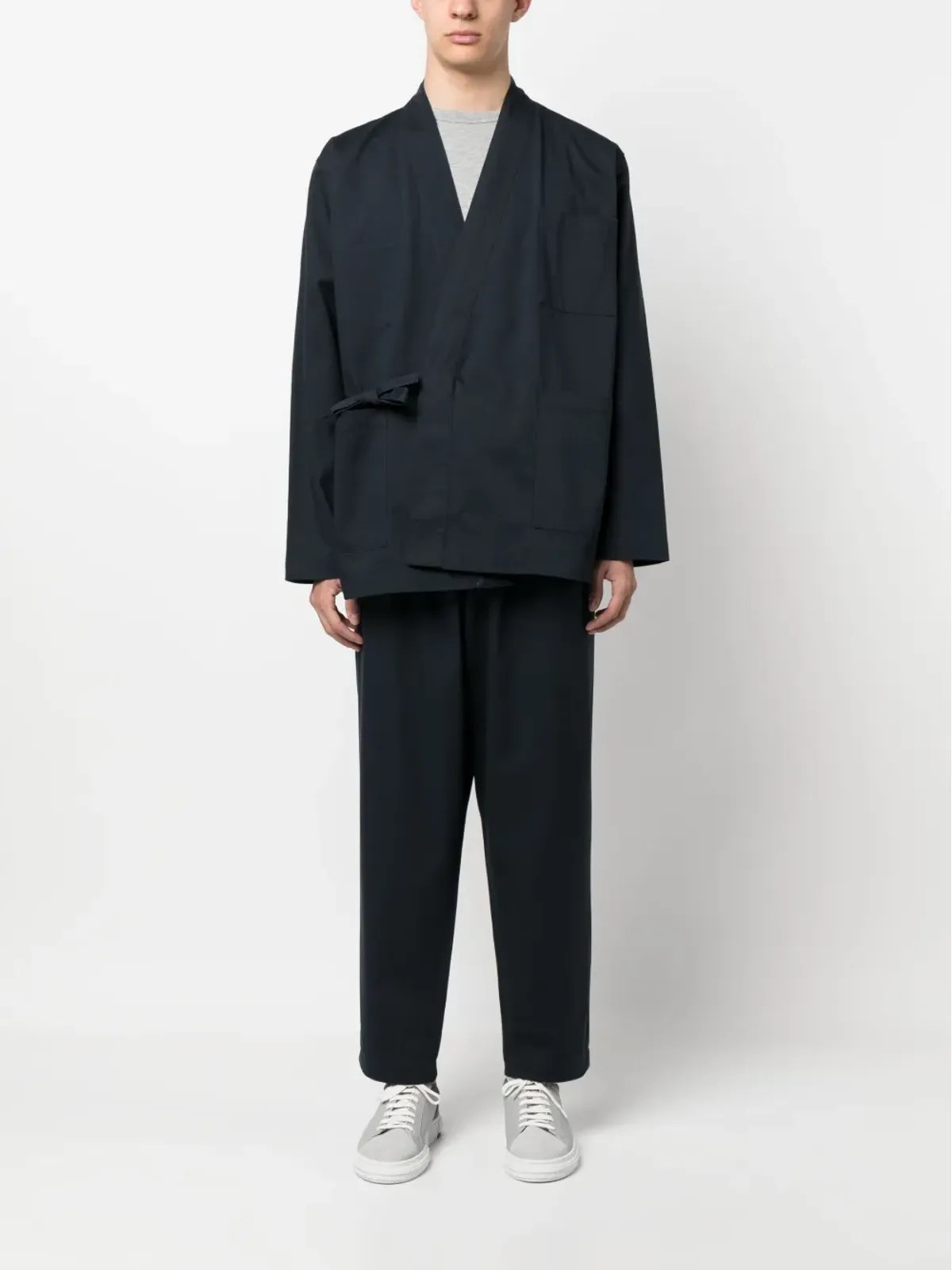 Universal Works elasticated-waistband tapered trousers - 画像2