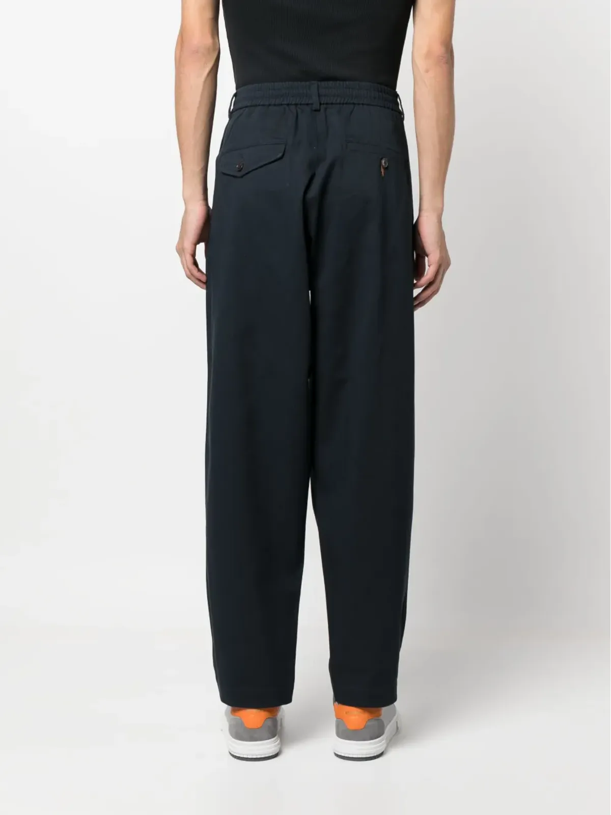 Universal Works elasticated-waistband tapered trousers - 画像4