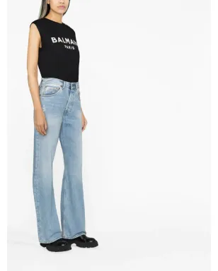 Balmain ロゴプリント ボタン装飾 トップ - サムネイル4