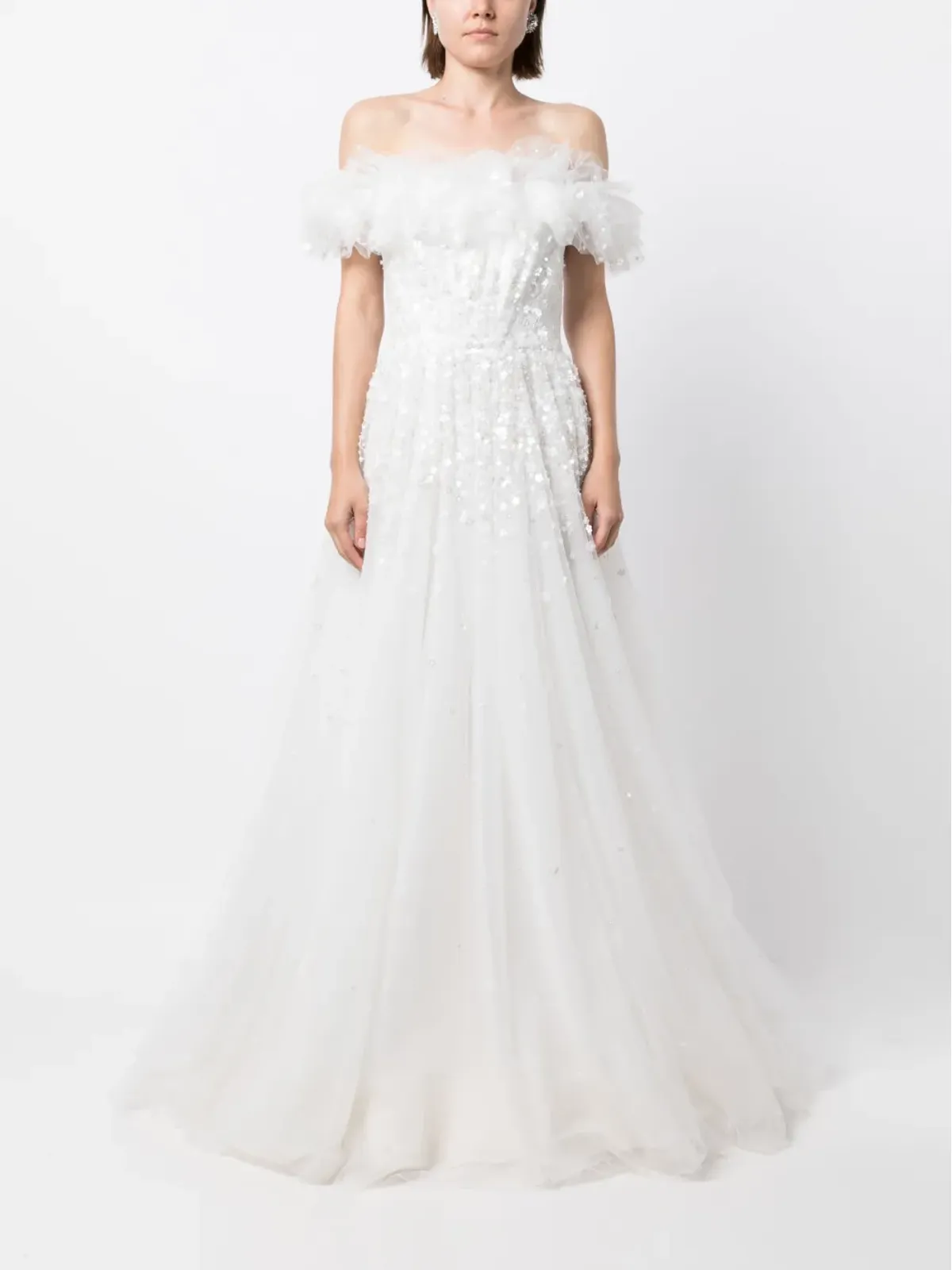 Jenny Packham Angel Eyes フレアマキシドレス - 画像2