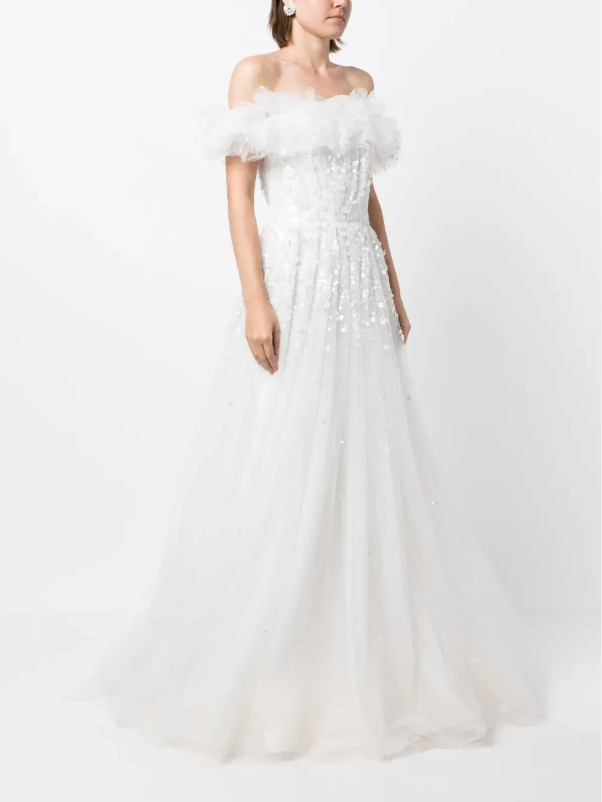 Jenny Packham Angel Eyes フレアマキシドレス - 画像3