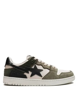 A BATHING APE® Sk8 Sta #4 M1 オリーブドラブ スニーカー - サムネイル1