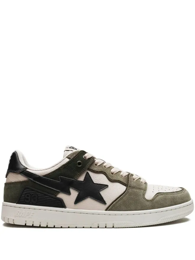 A BATHING APE® A BATHING APE® Sk8 Sta #4 M1 オリーブドラブ スニーカーの商品画像