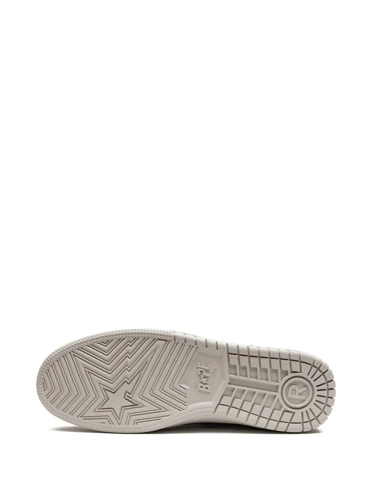 A BATHING APE® Sk8 Sta #4 M1 オリーブドラブ スニーカー - 画像4