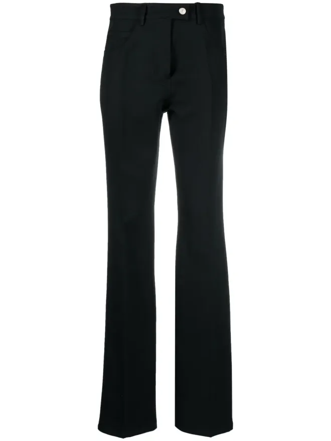 Courrèges Courrèges ローライズ ブーツカットパンツ - ブラックの商品画像