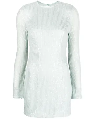 ROTATE BIRGER CHRISTENSEN スパンコール装飾のオープンバックミニドレス - サムネイル1