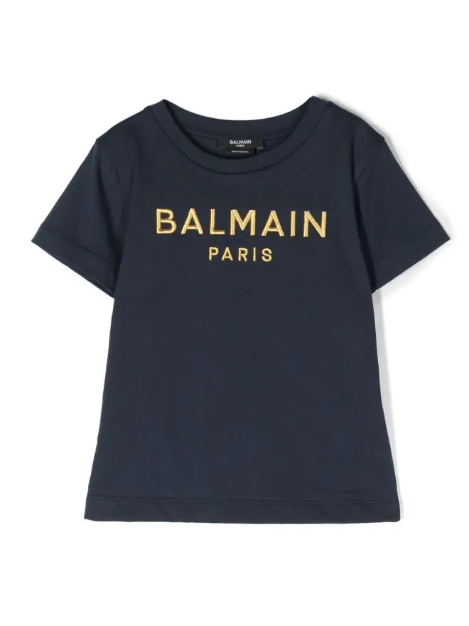 Balmain Kids Balmain Kids 刺繍ロゴ入りTシャツの商品画像