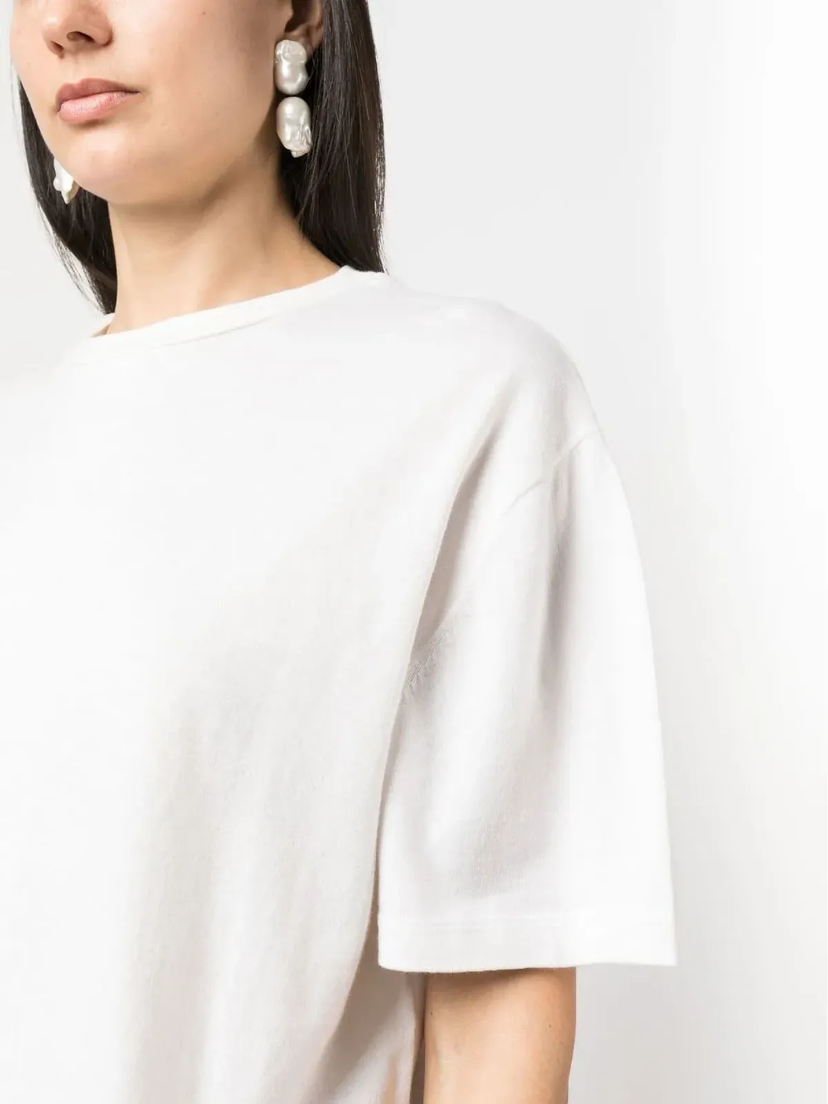 extreme cashmere コットンカシミヤ混紡 Tシャツ - 画像5
