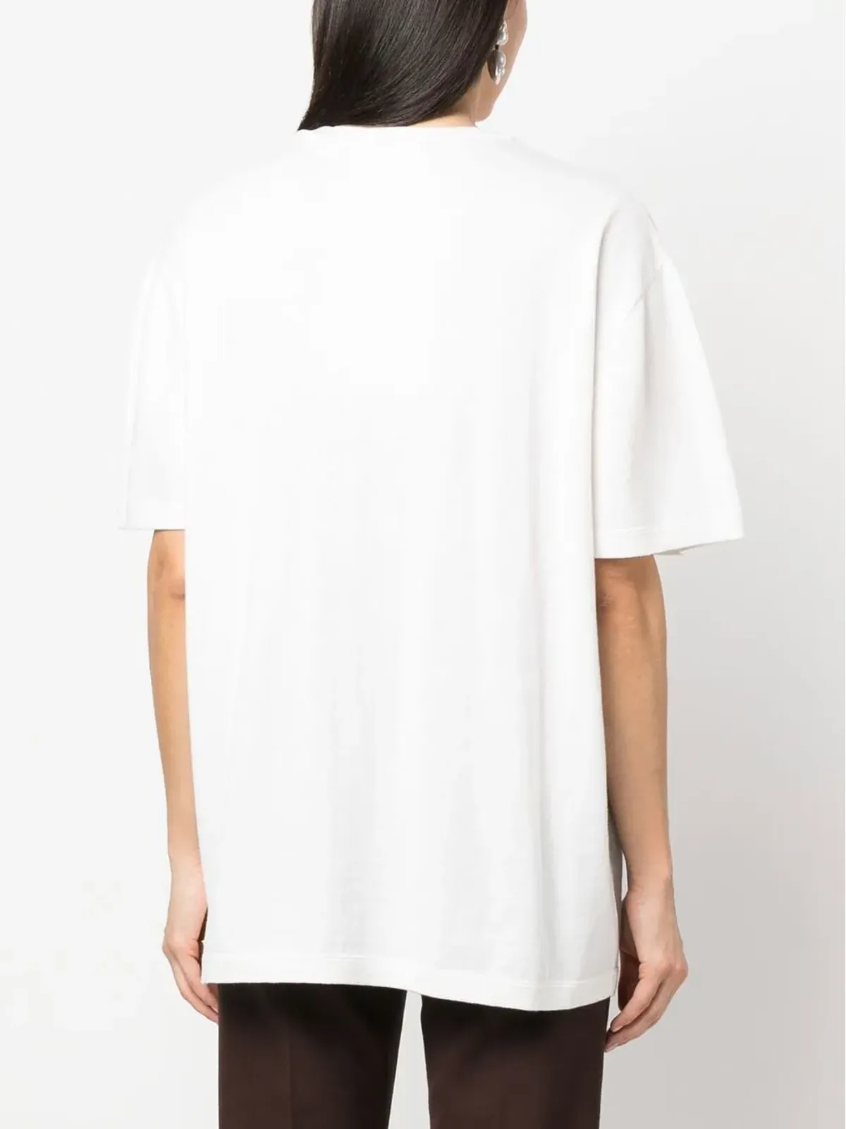 extreme cashmere コットンカシミヤ混紡 Tシャツ - 画像4