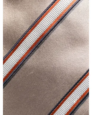 Brunello Cucinelli ストライプ柄ポインテッドタイ - サムネイル2