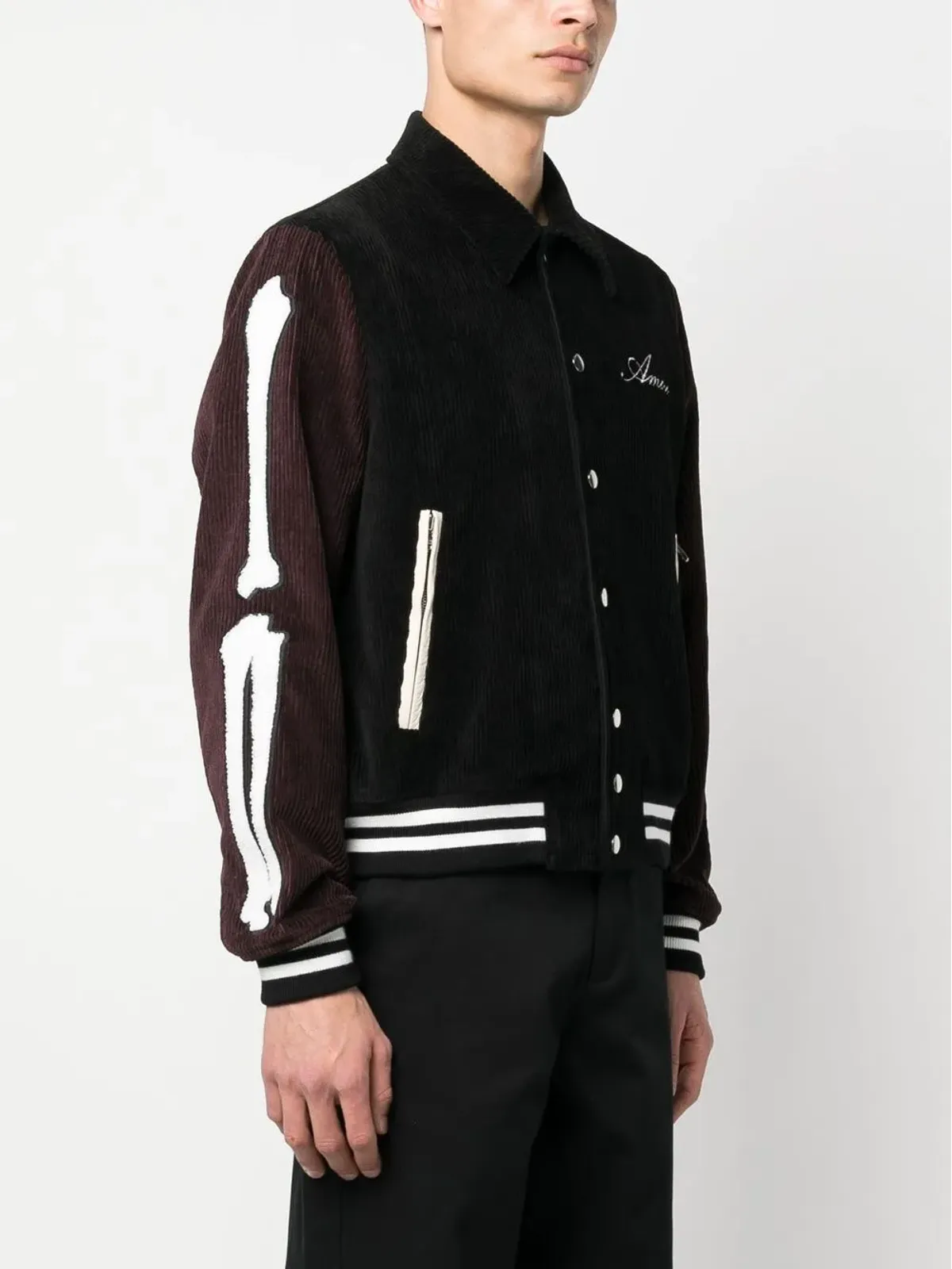 AMIRI パネルドコーデュロイ バーシティジャケット - 画像3