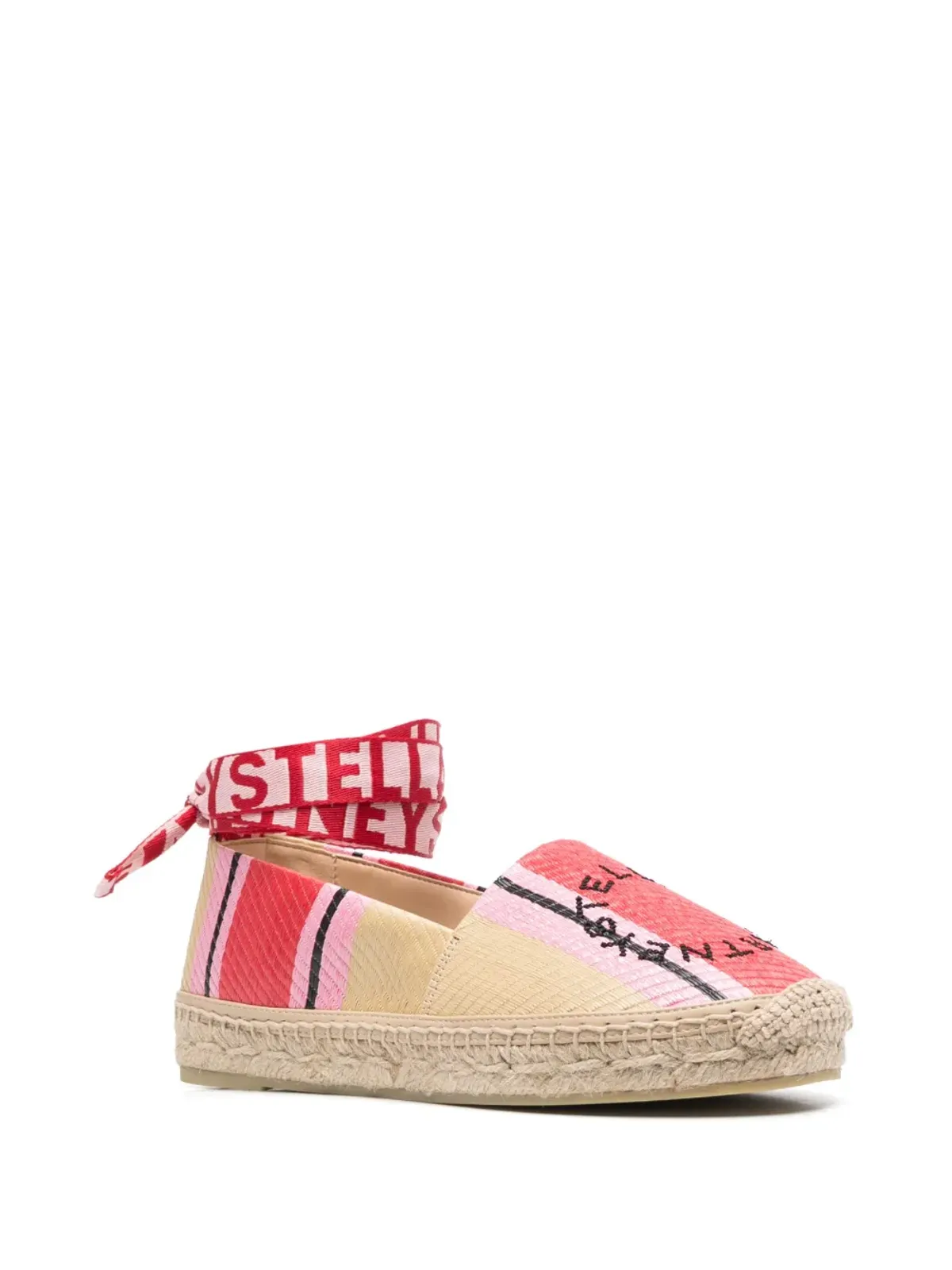 Stella McCartney 刺繍ロゴ入りフラットエスパドリーユ - 画像2