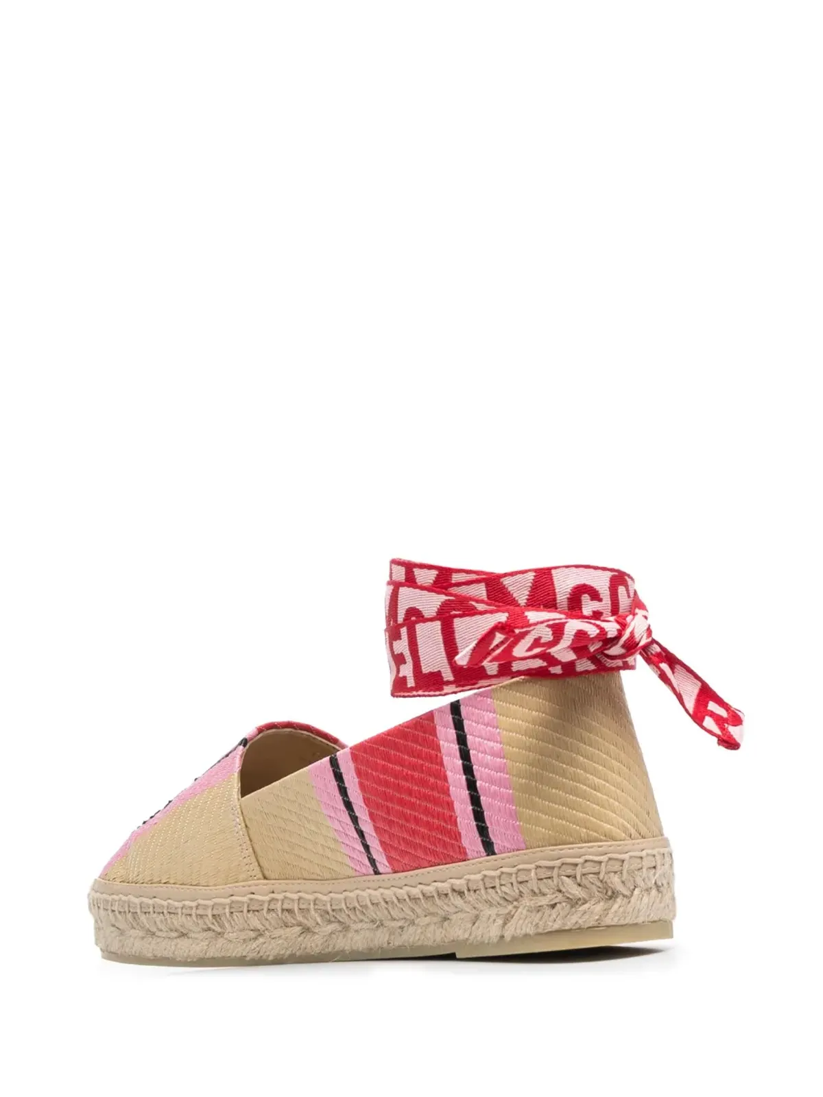 Stella McCartney 刺繍ロゴ入りフラットエスパドリーユ - 画像3