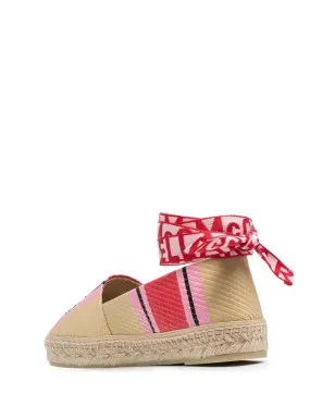 Stella McCartney 刺繍ロゴ入りフラットエスパドリーユ - サムネイル3