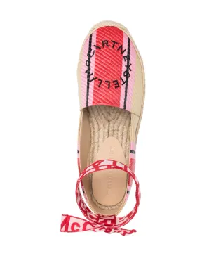Stella McCartney 刺繍ロゴ入りフラットエスパドリーユ - サムネイル4