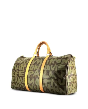 Louis Vuitton ビンテージ 2001 Keepall Editions Limitées トラベルバッグ - ブラウン - サムネイル3
