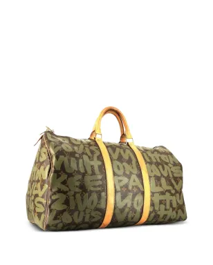 Louis Vuitton ビンテージ 2001 Keepall Editions Limitées トラベルバッグ - ブラウン - サムネイル4
