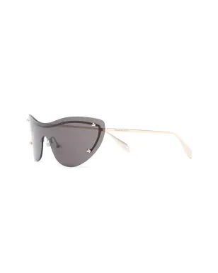 Alexander McQueen Eyewear キャットアイ・スパイクスタッズ サングラス - ゴールド - サムネイル2