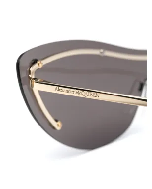 Alexander McQueen Eyewear キャットアイ・スパイクスタッズ サングラス - ゴールド - サムネイル3