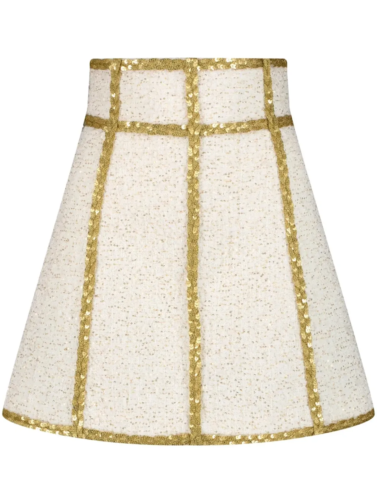 Giambattista Valli スパンコール装飾ミニスカート - 画像1