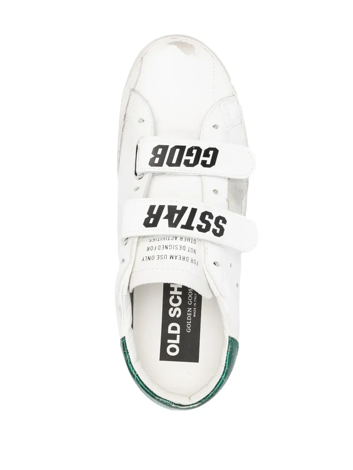 Golden Goose Old School touch-strap sneakers - White - 画像4