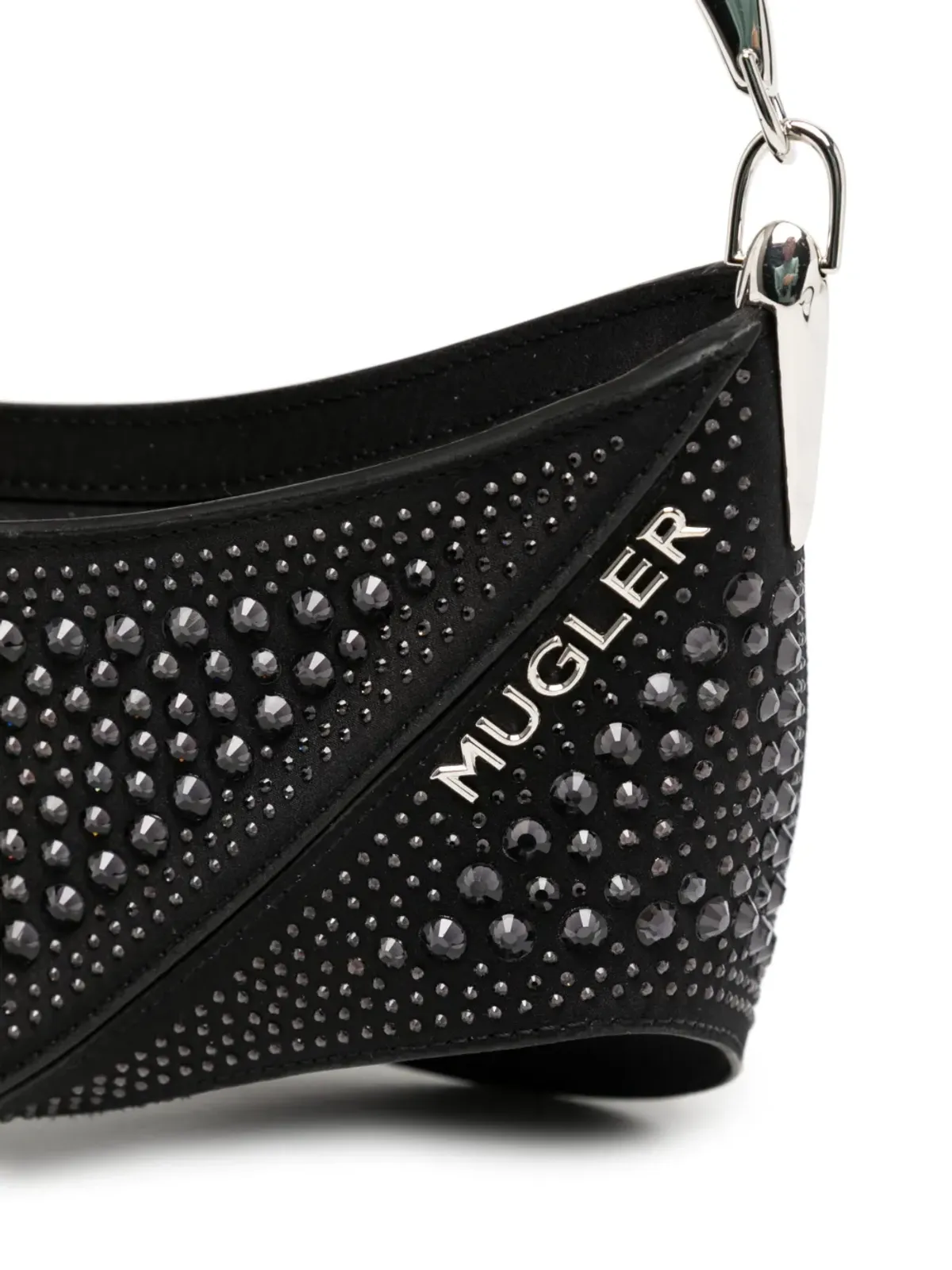 Mugler Spiral Curve 01 トップハンドルバッグ - 画像4