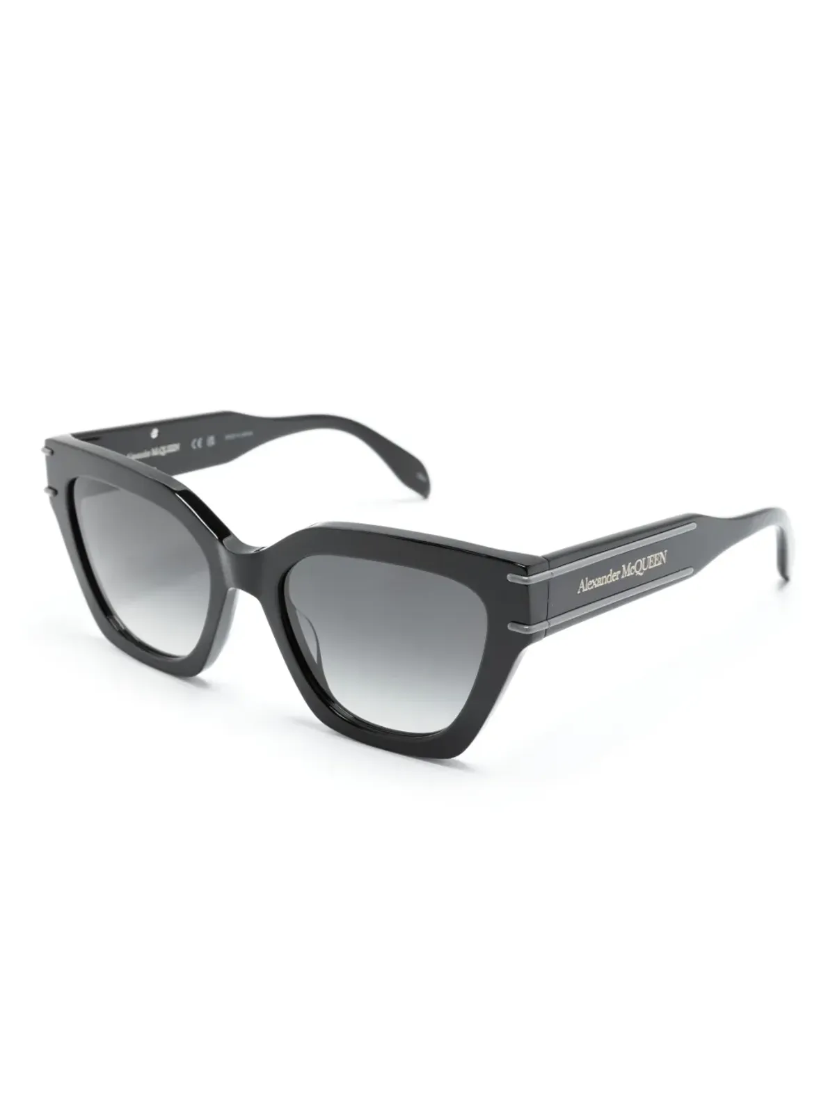 Alexander McQueen Eyewear ツートーン猫目サングラス - 画像2
