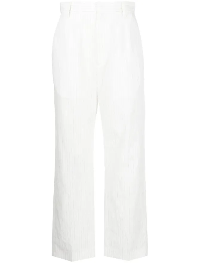 MM6 Maison Margiela MM6 Maison Margiela ピンストライプ クロップドパンツの商品画像