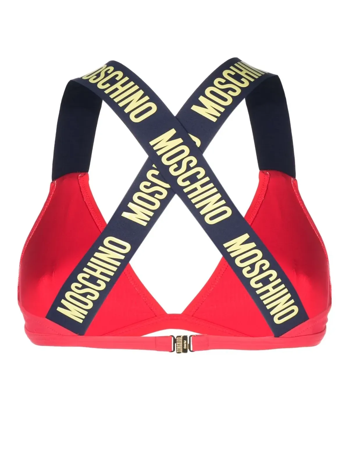 Moschino ロゴエンボス ビキニトップ - 画像2