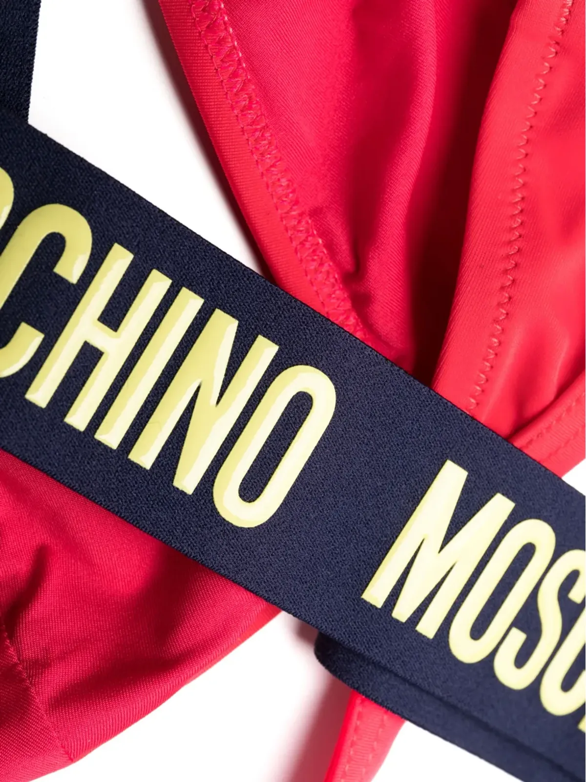 Moschino ロゴエンボス ビキニトップ - 画像3