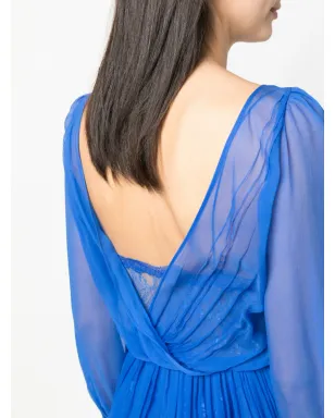 Alberta Ferretti レイヤードシルクミニドレス - サムネイル5