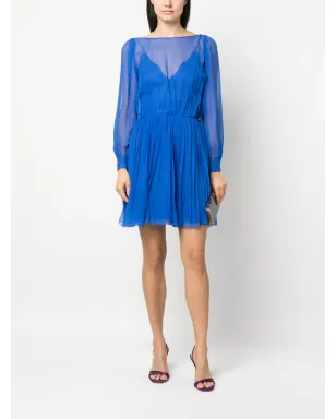 Alberta Ferretti レイヤードシルクミニドレス - サムネイル2