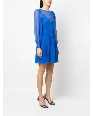 Alberta Ferretti レイヤードシルクミニドレス - サムネイル3