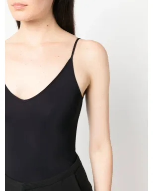 Jil Sander Vネック・ストレッチ・ボディスーツ - サムネイル5