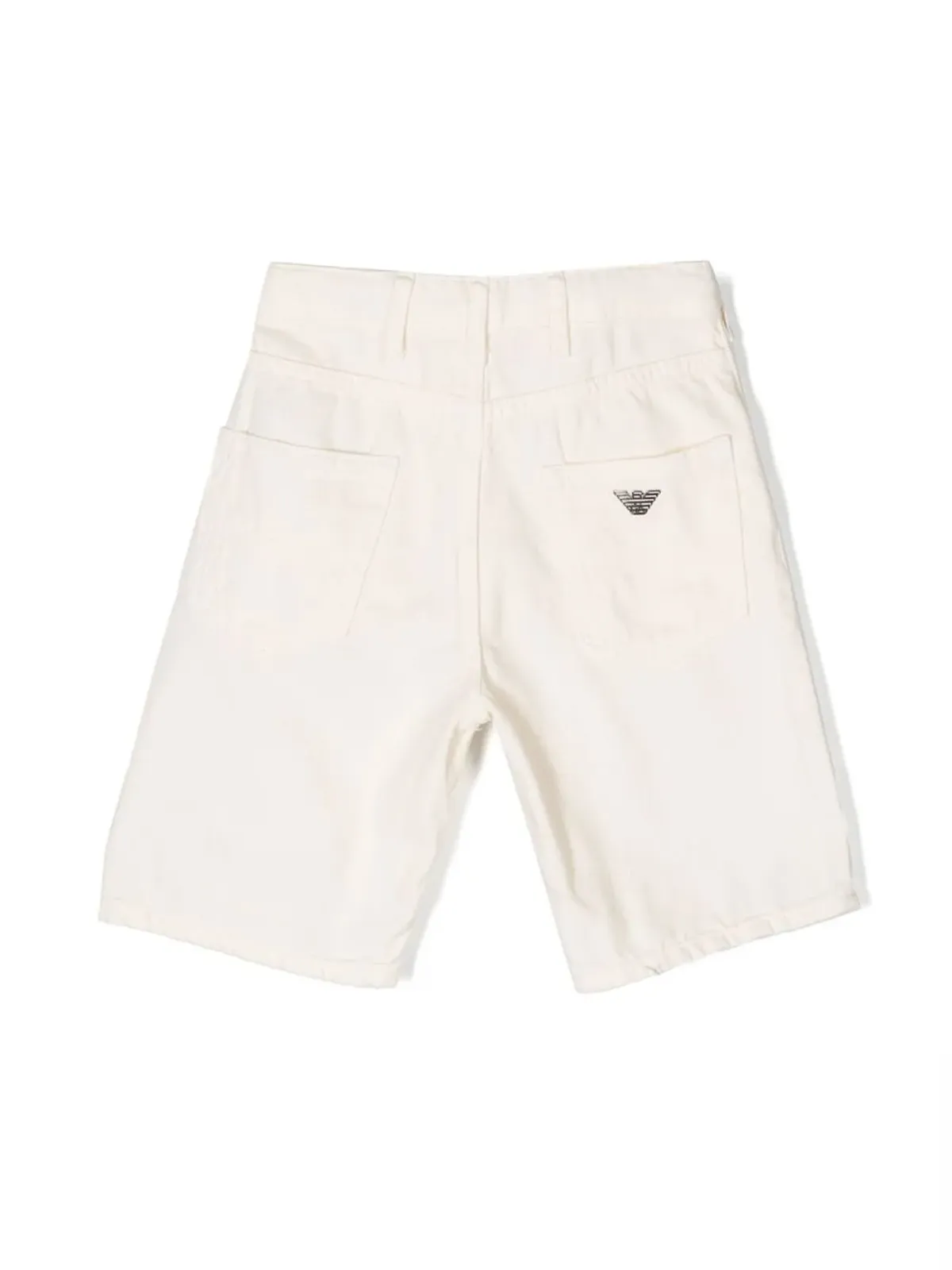 Emporio Armani Kids 膝上丈コットンショーツ - 画像2