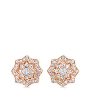 David Morris アストラ ダイヤモンド スタッド ピアス 18K ローズゴールド - サムネイル1