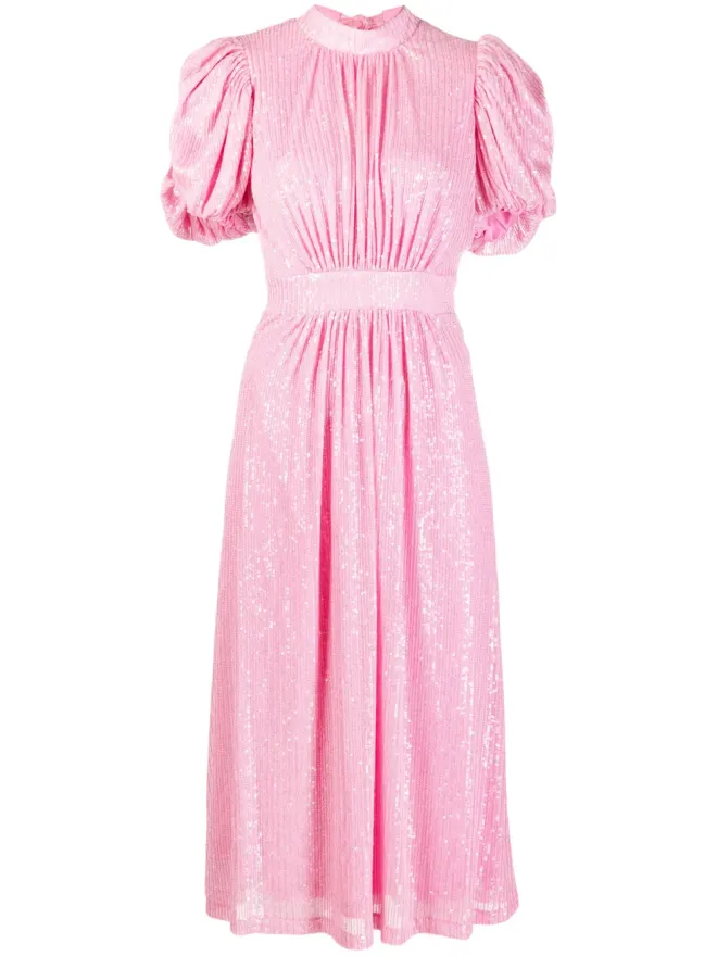 ROTATE BIRGER CHRISTENSEN ROTATE BIRGER CHRISTENSEN スパンコール付きミディドレスの商品画像