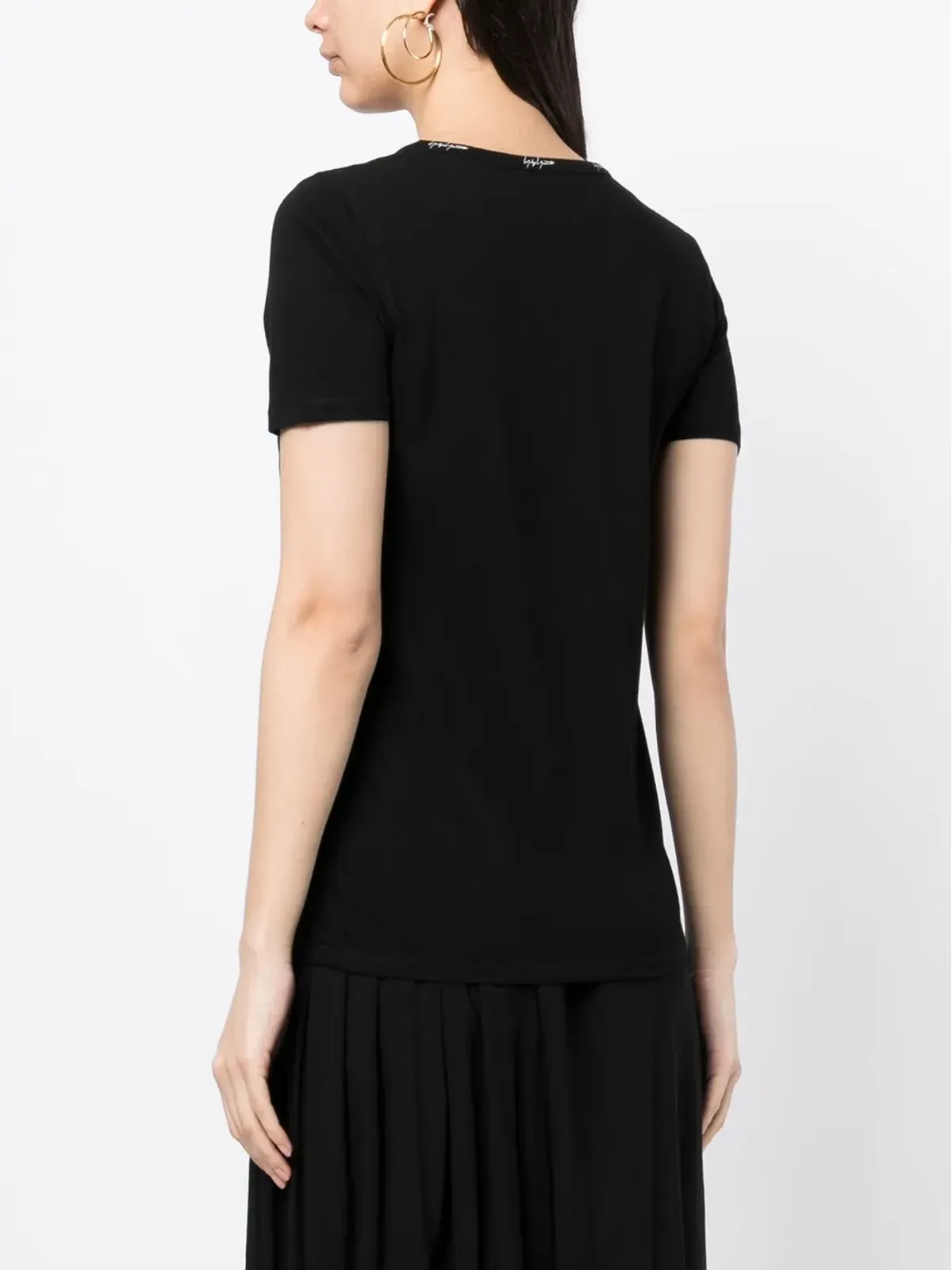 Yohji Yamamoto イラストプリント ロゴ刺繍 Tシャツ - 画像4