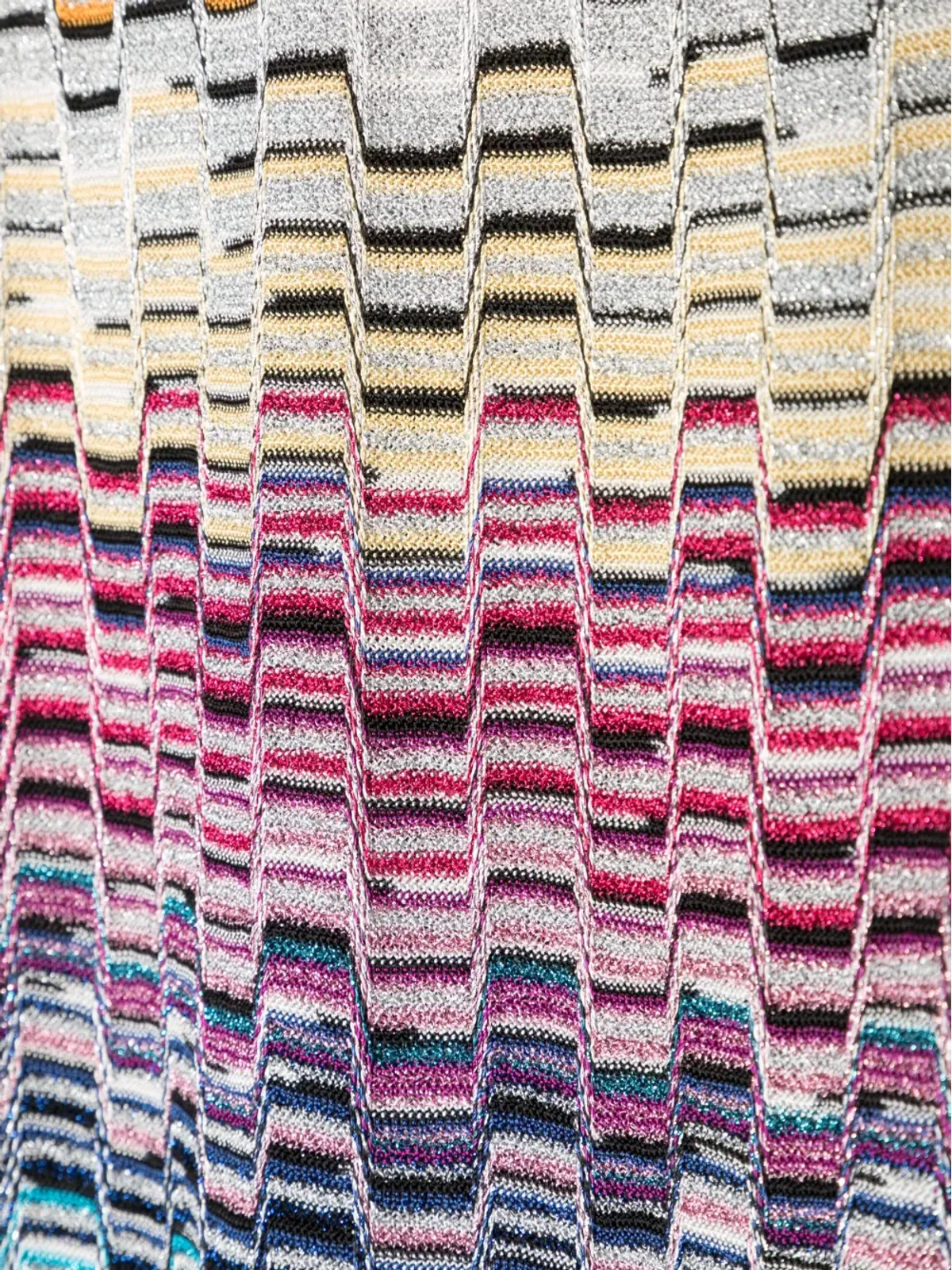 Missoni フリンジ付きニットスカーフ - 画像3