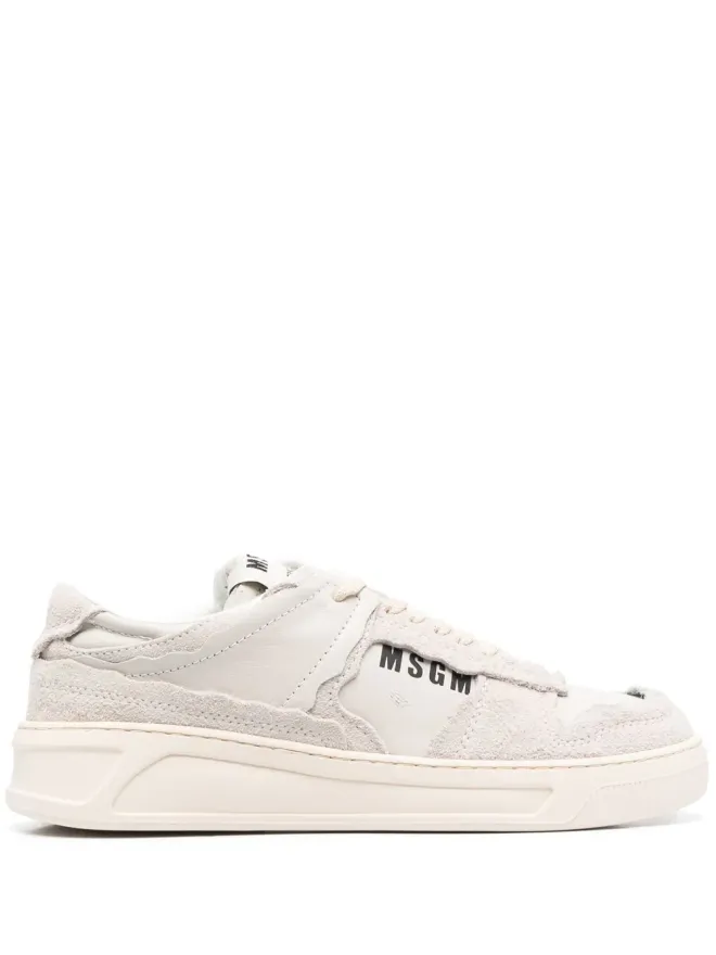 MSGM MSGM ロゴプリントスニーカーの商品画像